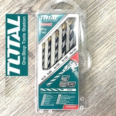 Bộ 5 mũi khoan gỗ TOTAL 3-8mm TACSD7055 chính hãng