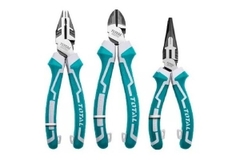 Bộ 3 Kềm Răng Cắt Và Nhọn Cao Cấp Total THT2K0301S