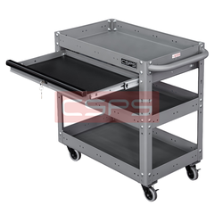 [Giá Đang Sale] Xe Đẩy Dụng Cụ CSPS 3 Ngăn 71cm Đen Đỏ Chính Hãng
