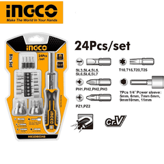 Bộ Tua Vít Ingco  (24 chi tiết) HKSDB0248 giá rẻ