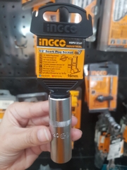 Đầu Tuýp Mở Bugi 1/2 inch-16mm INGCO HSPS12161