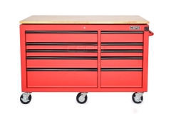 Tủ dụng cụ CSPS 142cm - 10 hộc kéo màu đỏ/đen