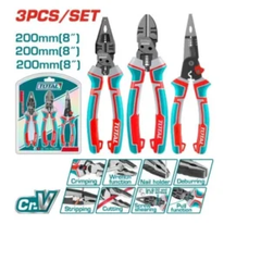 Bộ 3 kềm răng, cắt và nhọn Total THT2MK231