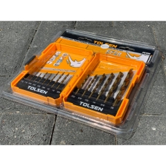 Bộ 15 cây khoan sắt HSS M2 Tolsen mã 75100