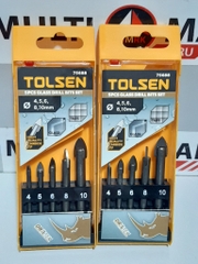 Bộ 5 mũi khoan kính Tolsen 75688