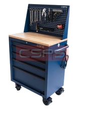 Tủ dụng cụ CSPS 76cm - 05 hộc kéo không nâng hạ màu đen/ xanh