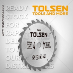 Đĩa cắt gỗ 115mm* 24 răng Tolsen 76419