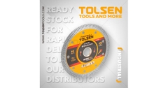 Đĩa cắt kim cương siêu mỏng công nghiệp 180mm Tolsen 76753