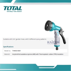 Vòi phun nước máy xịt rửa 3/4