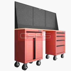 Tủ dụng cụ CSPS 183cm - 2 tủ màu đen/đỏ