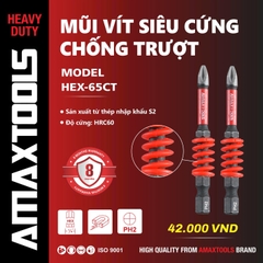 Mũi Vít Chống Trượt Amaxtools HEX-65CT