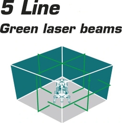 Máy cân mực tia laser xanh Total TLL305205 - 5 line