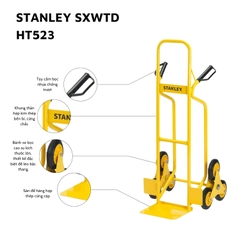 Xe đẩy hàng leo cầu thang Stanley HT523 – Tải trọng 200kg