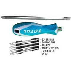 Bộ tuốc nơ vít 18 chi tiết TOTAL THT250236