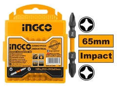 Bộ mũi bắt vít 2 đầu bake 10 chi tiết INGCO SDBIM21PH233