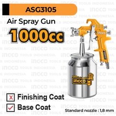 Máy phun sơn dùng khí nén Ingco ASG3105 1000cc Xsafe