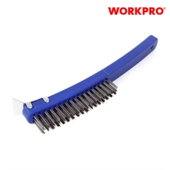 Bàn chải dây thép, kích thước 3X17 Workpro - WP253001