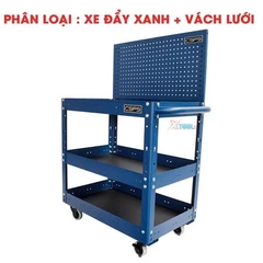 [Sale 8/8] Xe Đẩy Dụng Cụ CSPS 3 Tầng 71cm Xanh Dương