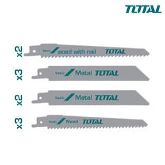 Bộ 10 lưỡi cưa kiếm cắt gỗ có đinh và kim loại TOTAL  TRSB1001
