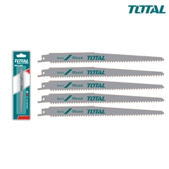 Bộ 5 lưỡi cưa kiếm 225mm cắt gỗ có đinh TOTAL  TRSB1111DF