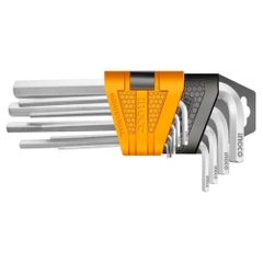 Bộ lục giác bi 9 chi tiết Ingco HHK12091 chính hãng