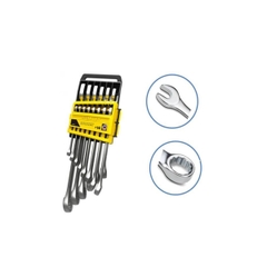 Bộ cờ lê đầu tròng, đầu mở 14 chi tiết (8-24) 8,9,10,11,12,13,14,15,16,17,19,21,22,24mm STANLEY STMT78092-8