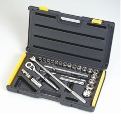 Bộ khẩu 1/2'' 6 cạnh 25 chi tiết metric STANLEY 86-589-1