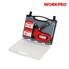 Bộ kìm bấm ghim gỗ 3 trong 1 (bấm được 3 loại ghim chữ U, ghim chữ T và ghim thường kích thước 4-14mm Workpro - WP223005