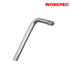 Bộ lục giác đầu hình sao kiểu chữ L, loại dài 9 cái (T10,T15,T20,T25,T27,T30, T40, T45, T50) thép hợp kim CR-V Workpro - WP222003