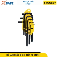 Bộ lục giác 8 cây hệ mét (1mm-6mm) STANLEY 69-251