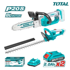Bộ combo máy cưa xích TGSLI20851 & máy cắt hàng rào THTLI20018 dùng pin 20V - TOSLI23044