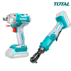 Bộ combo máy siết buloong TOSLI23043 (TIWLI2038  & TDRLI206015) dùng pin 20V