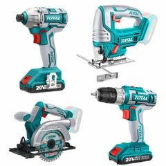 Bộ combo 4 máy dùng pin 20V TOTAL TCKLI2010 chính hãng