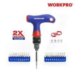 Bộ tua vít cầm tay chữ T Workpro - W021408