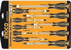 Bộ tuốc nơ vít (tô vít) 10 chi tiết INGCO HKSD1028 rẻ