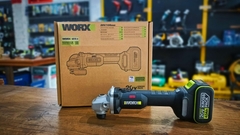 Máy Mài Góc Dùng Pin 20V (1 Pin 4.0Ah, 1 Sạc 2A) Worx WU806.14.2