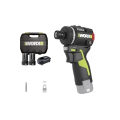 Combo Máy Vặn Vít Dùng Pin 12V Worx WU139 (1 Thân Máy +1 Pin 2.0Ah + 1 Sạc + 1 Thùng)