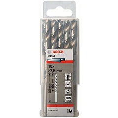 Mũi Khoan Sắt HSS-G 7.5mm (Hộp 10 Mũi) Bosch 2608595071