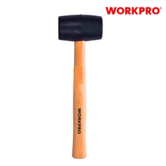 Búa cao su đầu đen tay gỗ 450gram (16OZ) Workpro - WP241039