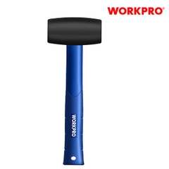 Búa cao su đầu đen 450gram (116OZ), cán bọc nhựa Workpro - WP241041