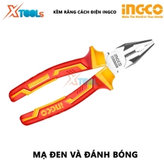 Kìm Răng Điện Cách Điện INGCO HICP28168
