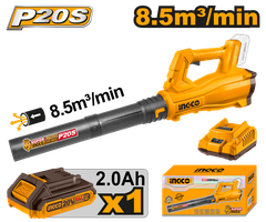 Máy Thổi Bụi Dùng Pin 20V-8.5m3/min INGCO CABLI203235