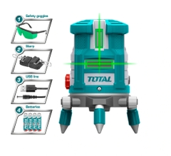 Máy cân mực tia laser xanh Total TLL305205 - xsafe