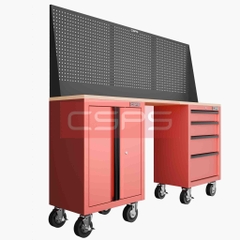 Tủ dụng cụ CSPS 183cm - 2 tủ màu đen/đỏ