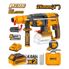 Máy Khoan Đục Dùng Pin 20V-26mm INGCO CRHLI202289