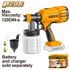Máy Phun Sơn Dùng Pin 20V INGCO CSGLI20406
