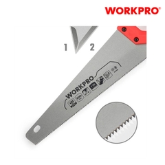 Cưa tay, lưỡi cưa bằng thép, kích thước 400mm (16 inches) Workpro - WP215001
