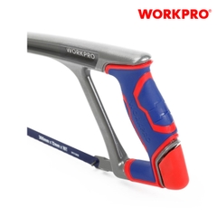 Cưa tay, lưỡi cưa bằng sắt, tay cầm dạng khung nhôm Workpro - WP215027