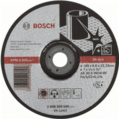 Đá Mài 180x6x22.2mm (Inox) Bosch 2608600540