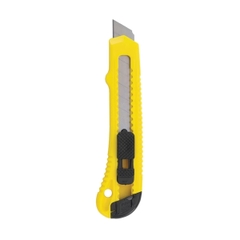 Dao rọc giấy cán nhựa 18mm, màu vàng STANLEY 10-143-S
